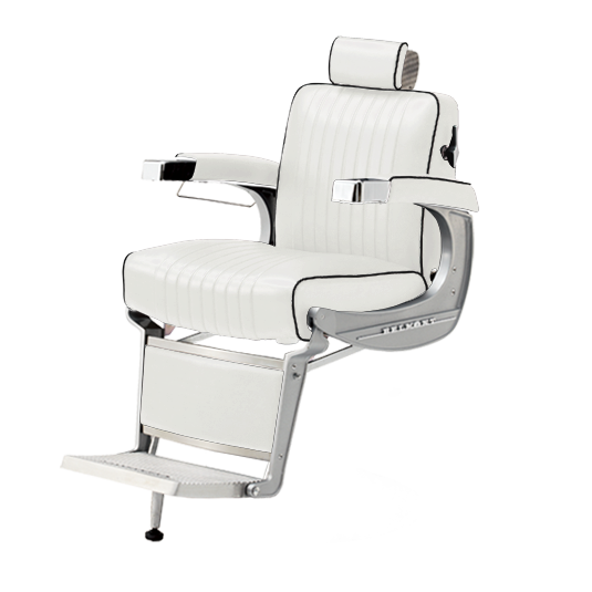 Takara Belmont Classic Barber Chair 225N with White Base