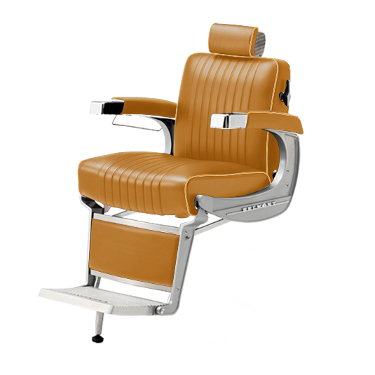 Takara Belmont Classic Barber Chair 225 with Motorized Electric Black Base MEB