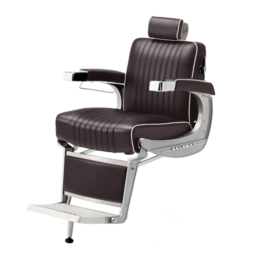 Takara Belmont Classic Barber Chair 225N with White Base