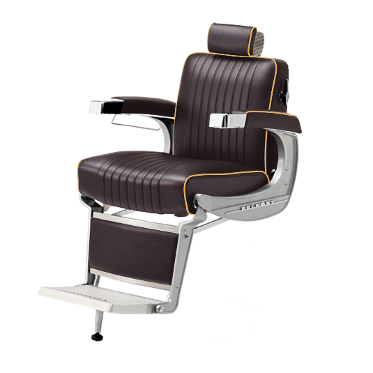 Takara Belmont Classic Barber Chair 225N with White Base