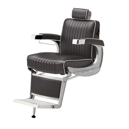 Takara Belmont Classic Barber Chair 225N with White Base