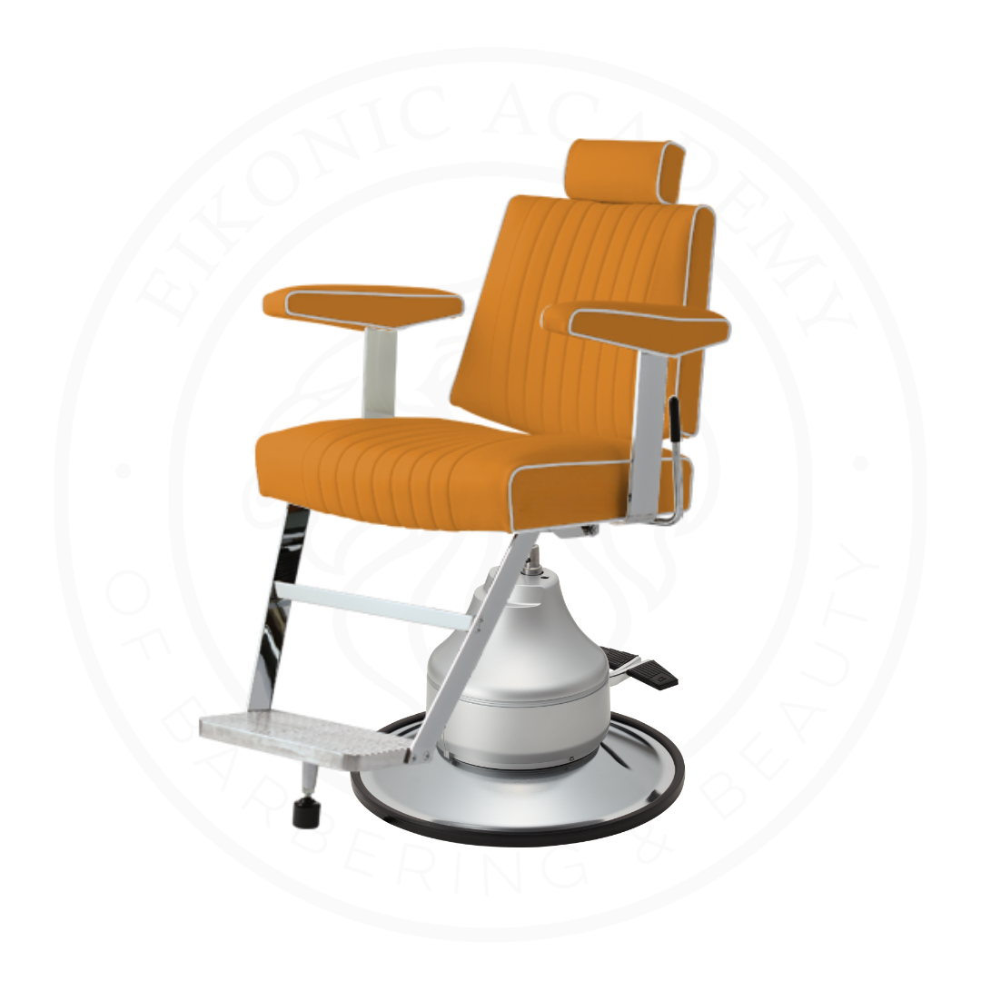Takara Belmont 405 with Silver MES Base Barber Chair