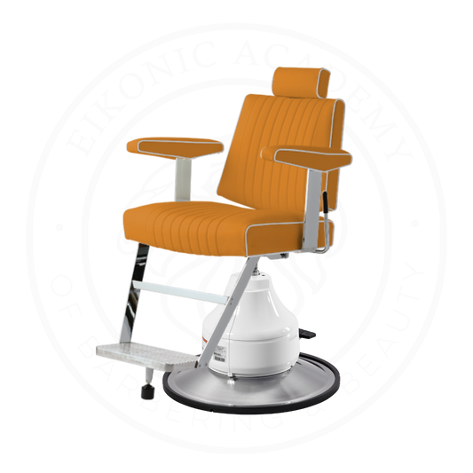 Takara Belmont 405 with White MEW Base Barber Chair