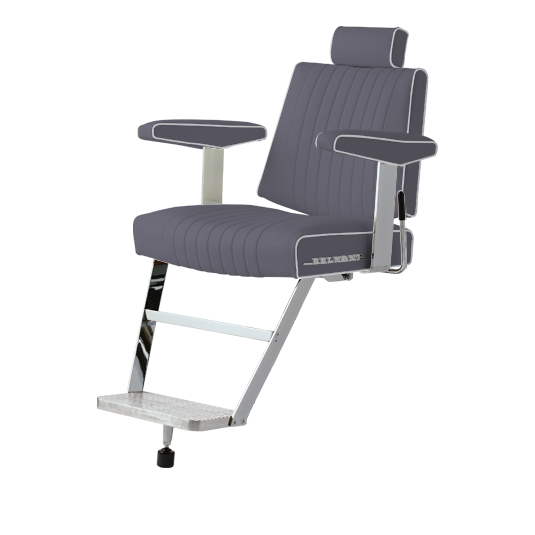 Takara Belmont 405 with Silver MES Base Barber Chair