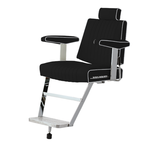 Takara Belmont 405 with Silver MES Base Barber Chair