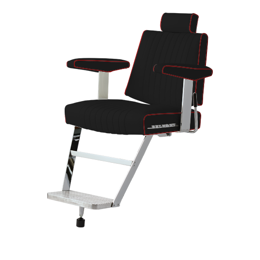 Takara Belmont 405 with Silver MES Base Barber Chair