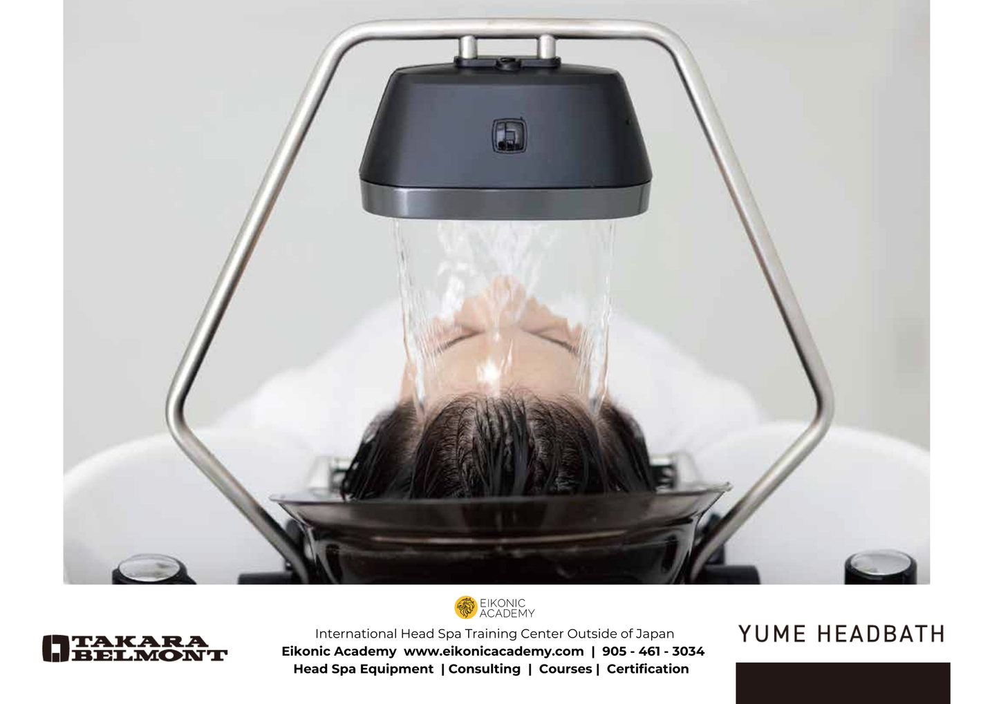 Takara Belmont Head Spa - Head Bath Waterfall Attachment - Luxury Japanese Head Spa Waterfall Attachment – Hygienic, Pipeless, Clean Water Feature for Head Spa Sink