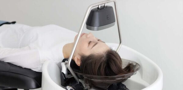 Takara Belmont Head Spa - Head Bath Waterfall Attachment - Luxury Japanese Head Spa Waterfall Attachment – Hygienic, Pipeless, Clean Water Feature for Head Spa Sink