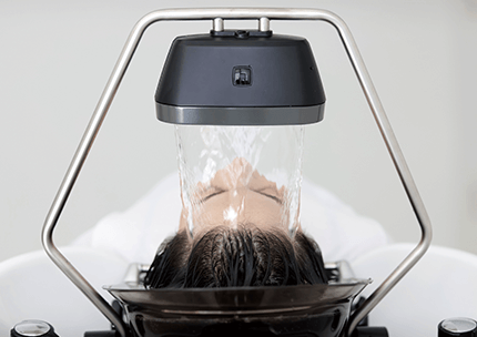 Takara Belmont Head Spa - Head Bath Waterfall Attachment - Luxury Japanese Head Spa Waterfall Attachment – Hygienic, Pipeless, Clean Water Feature for Head Spa Sink