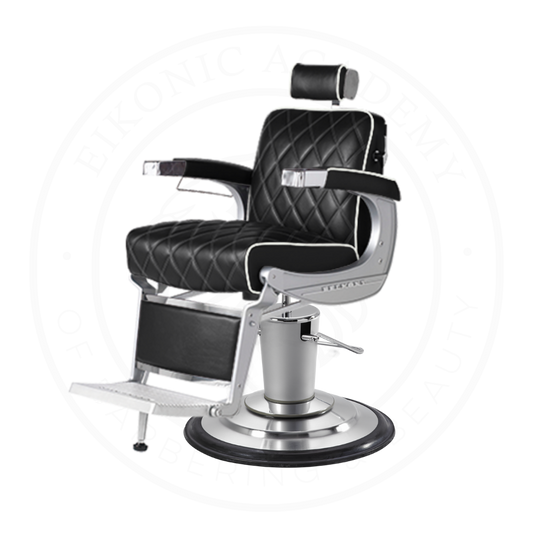 TAKARA BELMONT 325 BLACK WHITE PIPING CHROME BASE