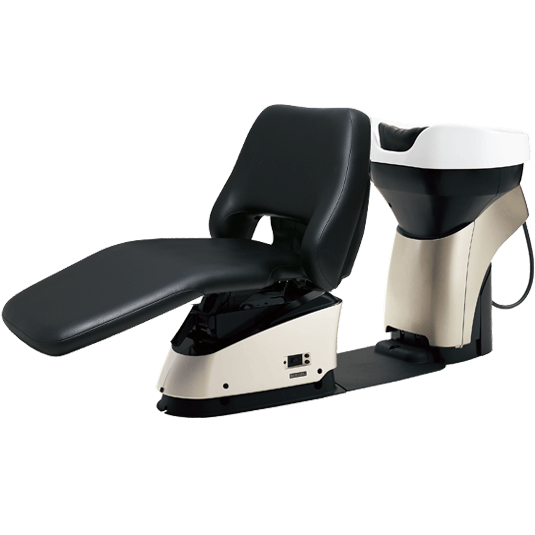 TAKARA BELMONT CANADA Japanese Head spa bed Learn how to hair school International Yume Espoir with fix leg rest