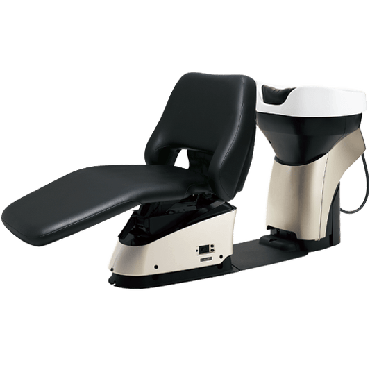 TAKARA BELMONT CANADA Japanese Head spa bed Learn how to hair school International Yume Espoir with fix leg rest