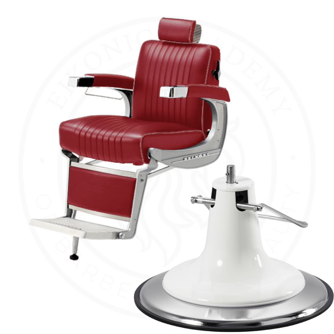 Takara Belmont Classic Barber Chair 225 with Retro Base K
