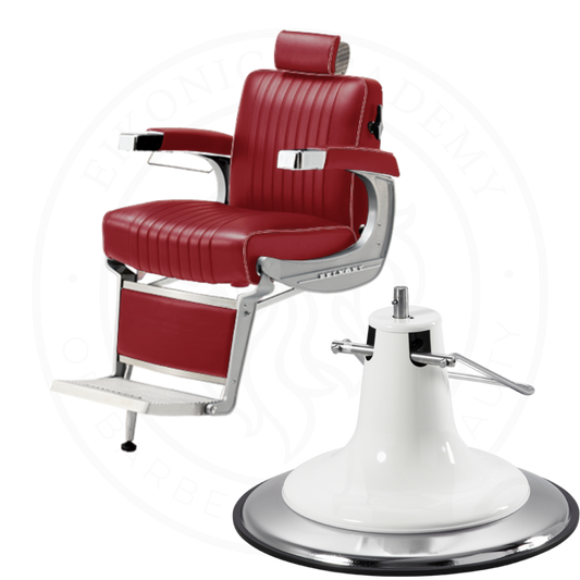 Takara Belmont Classic Barber Chair 225 with Retro Base K
