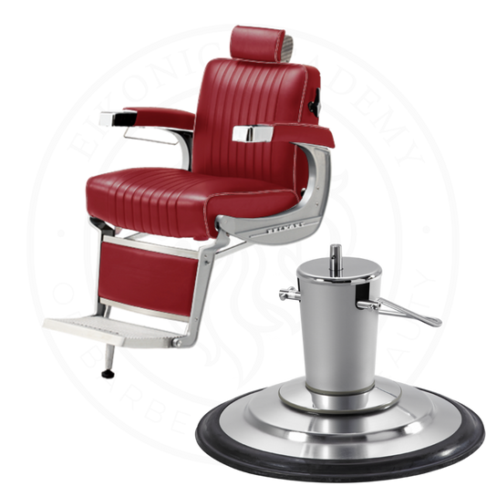 Takara Belmont Classic Barber Chair 225 with Chrome Base