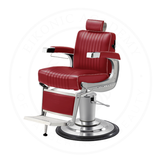Takara Belmont Classic Barber Chair 225 with Chrome Base