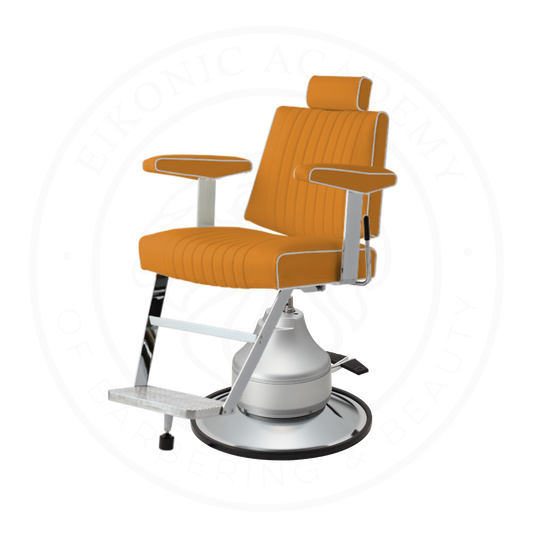 Takara Belmont 405 with Silver MES Base Barber Chair