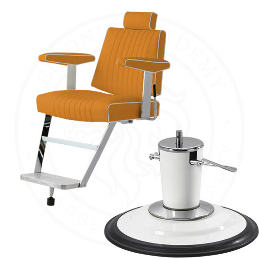 Takara Belmont 405 with White Base Barber Chair