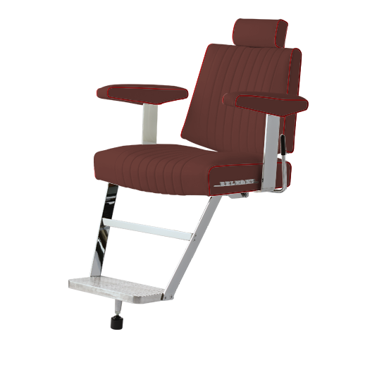 Takara Belmont 405 with Silver MES Base Barber Chair
