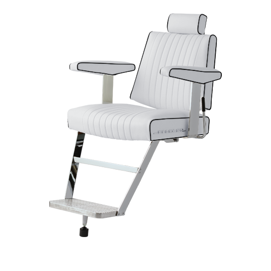 Takara Belmont 405 with White MEW Base Barber Chair