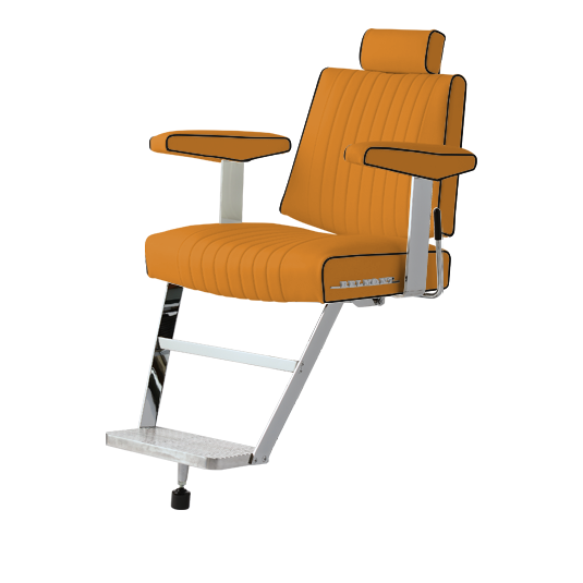 Takara Belmont 405 with Silver MES Base Barber Chair