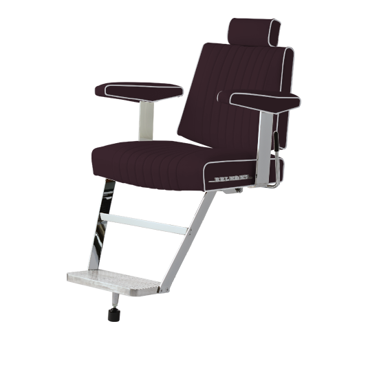 Takara Belmont 405 with Silver MES Base Barber Chair
