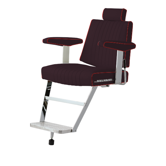 Takara Belmont 405 with Silver MES Base Barber Chair