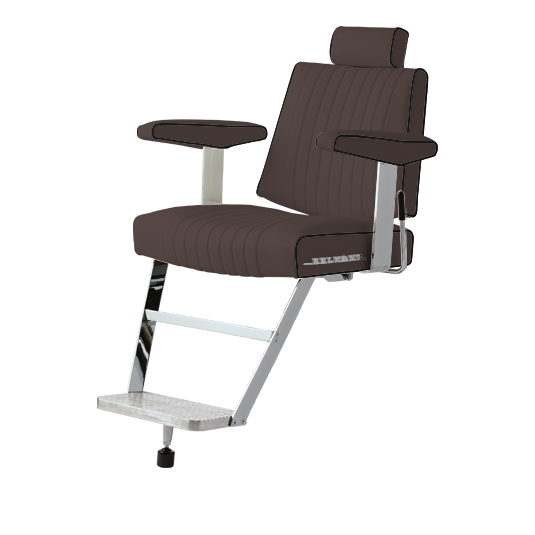 Takara Belmont 405 with Silver MES Base Barber Chair