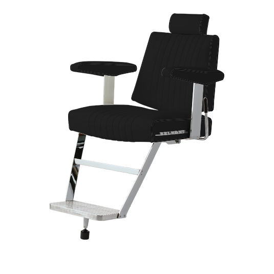 Takara Belmont 405 with Silver MES Base Barber Chair