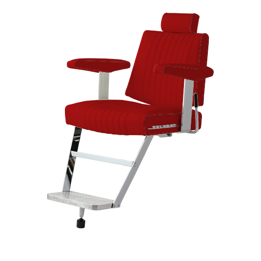 Takara Belmont 405 with Silver MES Base Barber Chair