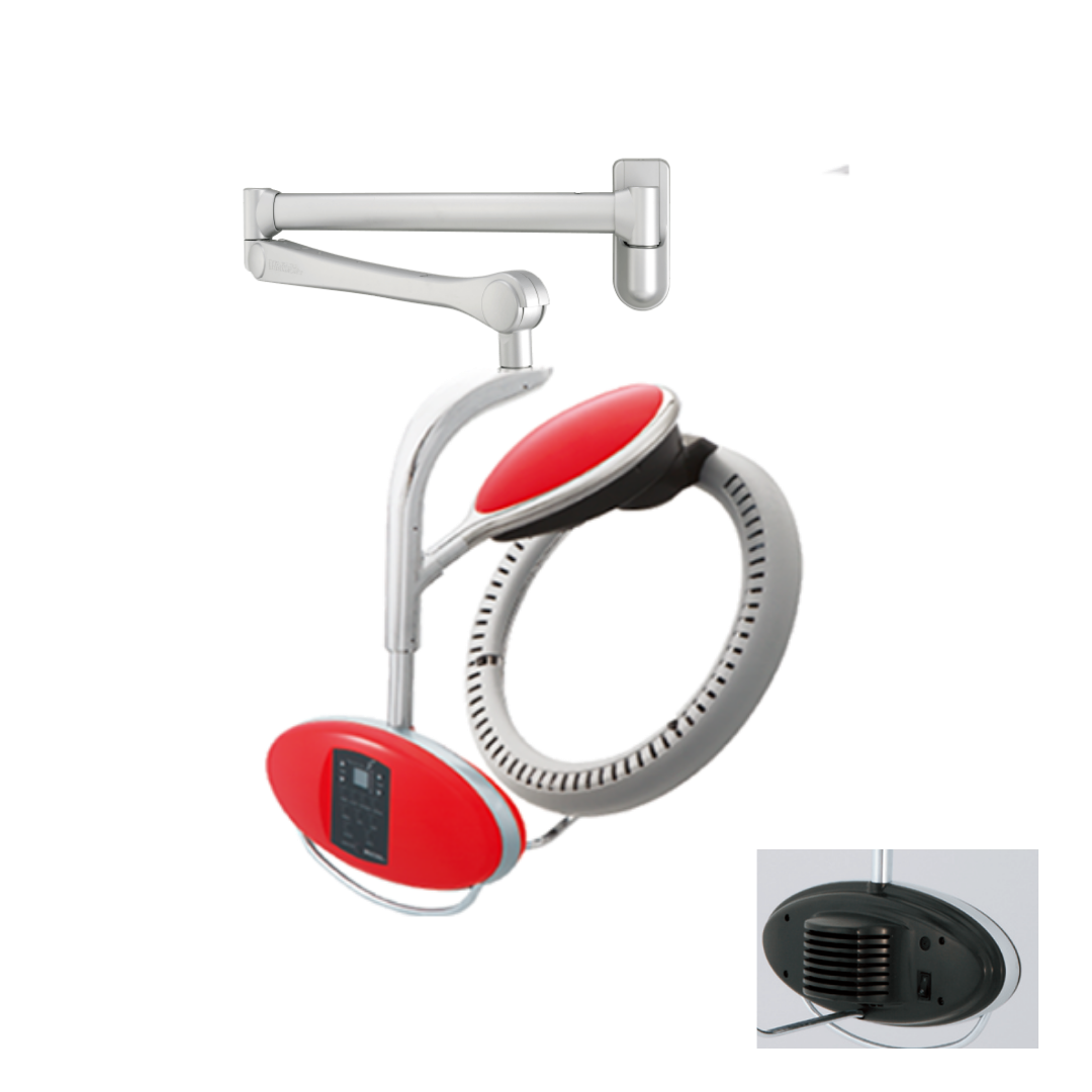 Takara Belmont Rollerball F Wallmount RED with FAN