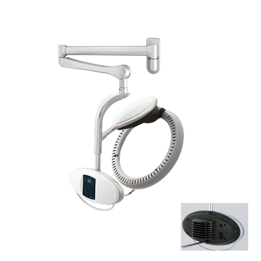 Takara Belmont Rollerball F Wallmount WHITE with FAN